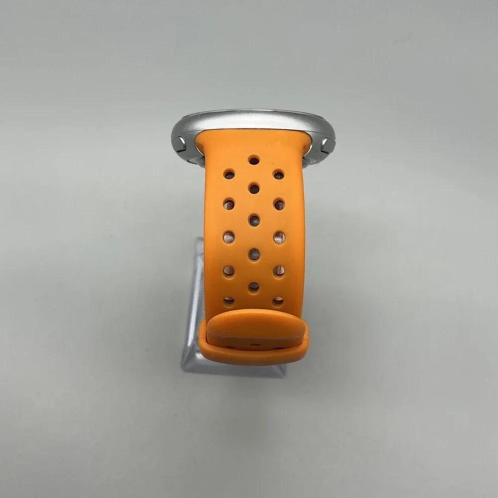 Armitron Pro Sport Mens Watch 43mm Digital Alarm Orange Resin 40/8423 M1185A